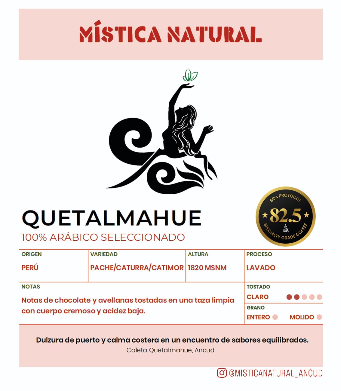 Ficha de café Quetalmahue